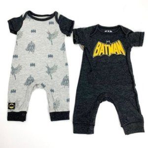 New! Batman Romper Pajamas Bodysuit